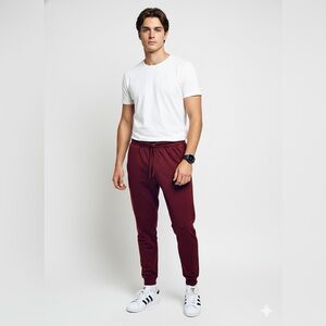 Slazenger Burgundy Athletic Pants
